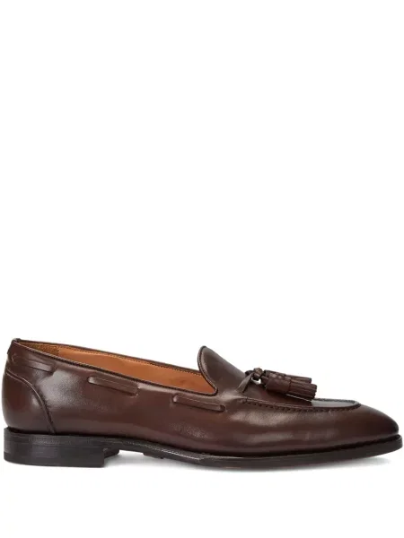 Pantofi loafer Ralph Lauren Purple Label din piele negru