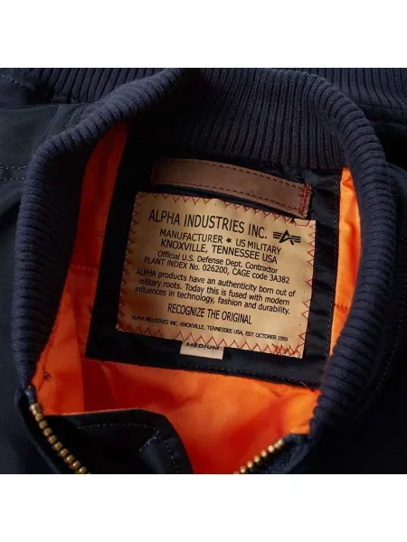 Kurtka Alpha Industries niebieska