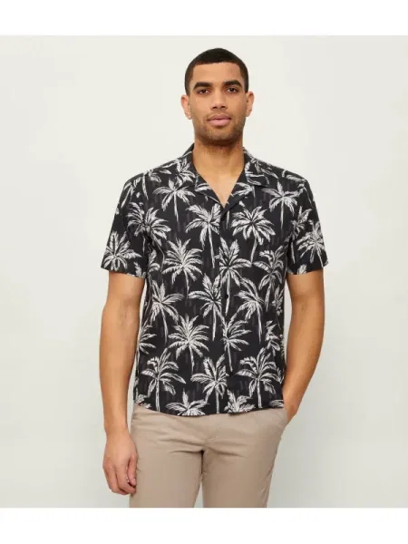 Karl Lagerfeld Cămașă | Modern fit negru
