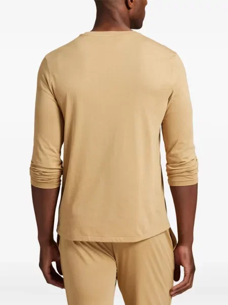 Chiloți Polo Ralph Lauren din țesătură twill cu autograf cu glugă albastru