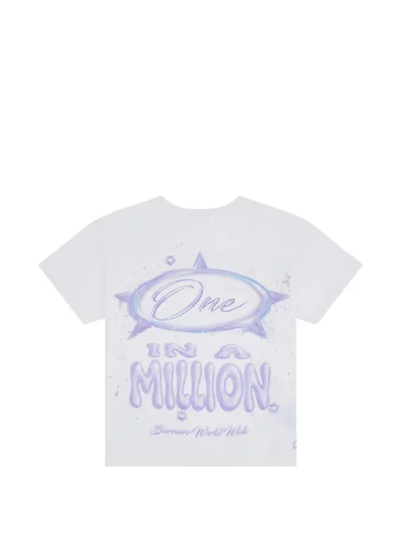 Tricou Barriers cu imagine alb