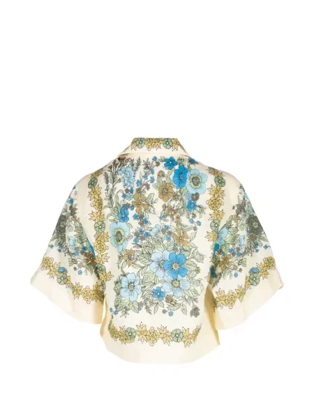 Top Alemais de in cu model floral cu imagine