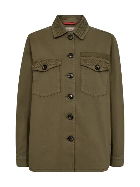 Mos Mosh ing női galléros regular zöld