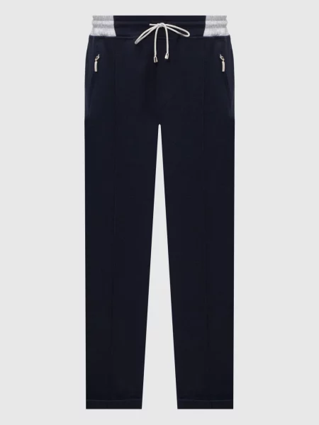 Спортивні штани з відворотами Doriani Cashmere сині