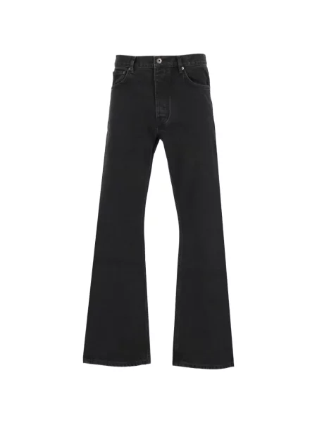 Blugi Off-white cu imagine alb