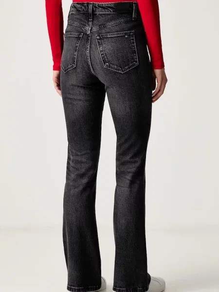 Tommy Jeans jeansy bootcut czarne