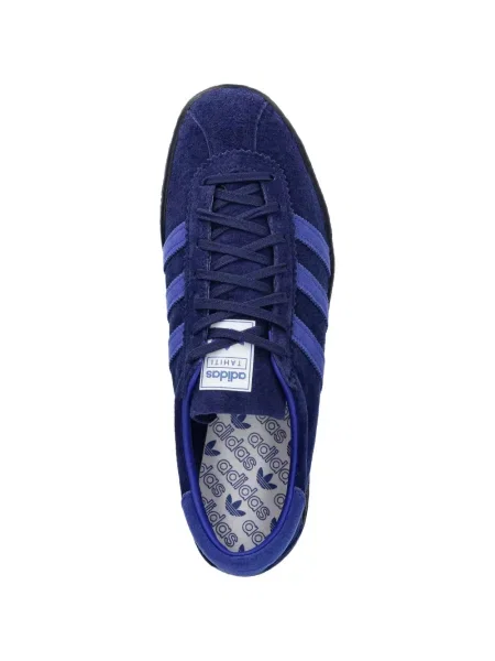 Pantaloni Adidas de catifea cord cu imagine roșu