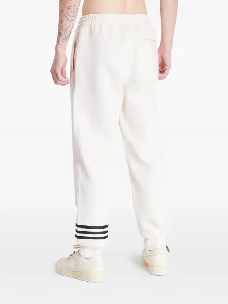 Papuci de casă Adidas cu dungi plasă roșu