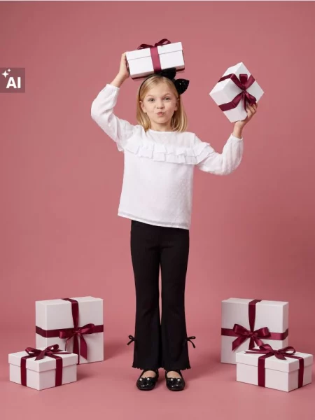 Sinsay Elegantní halenka s volány bílá