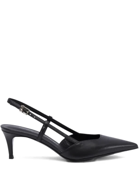 Pantofi cu toc Sergio Levantesi slingback negru