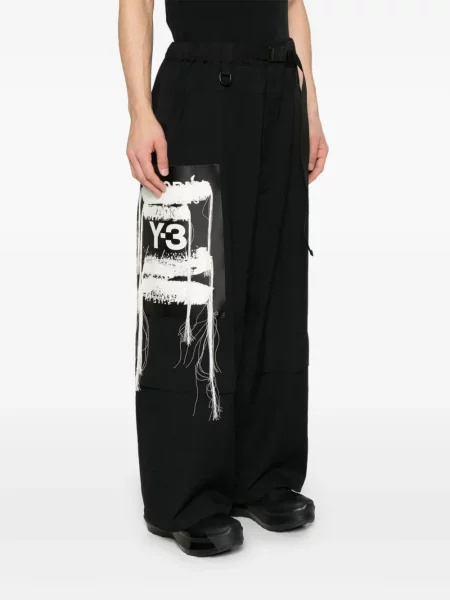 Pantaloni sport Y-3 negru