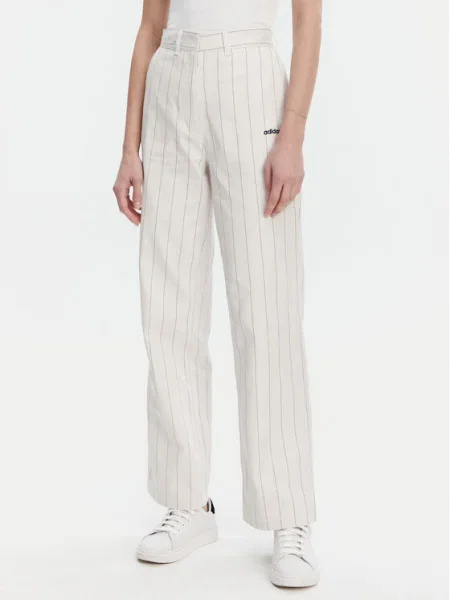 Adidas Szövet nadrág Pinstripe fehér