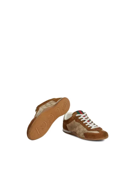 Sneakersy Gucci zamszowe brązowe
