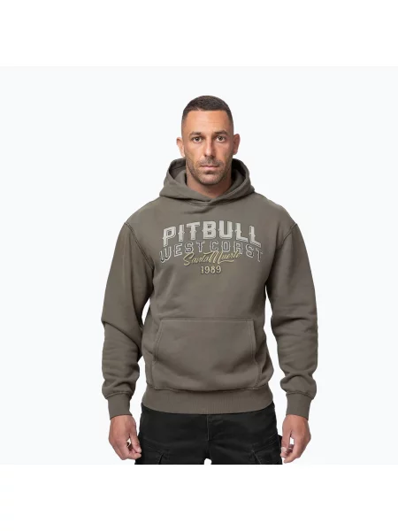 Hanorac bărbați Pitbull Santa Muerte Hooded major olive kaki