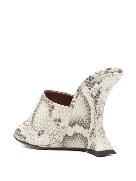 Sandale Paris Texas cu model piele de șarpe