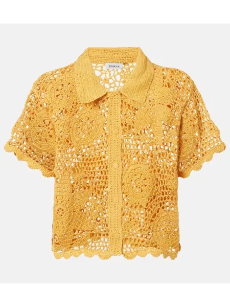 Cămașă Simkhai cu model floral galben