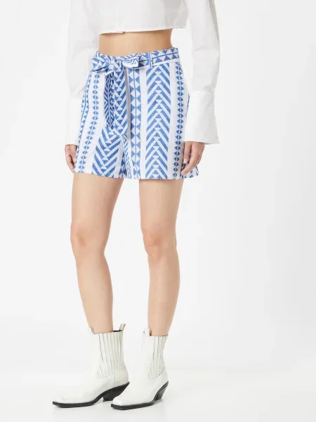 ABOUT YOU Pantaloni Tilda albastru regal alb