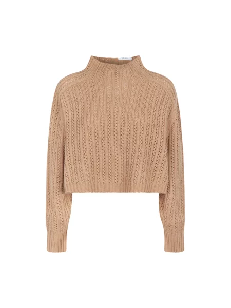 Sweter Max Mara wełniany beżowy