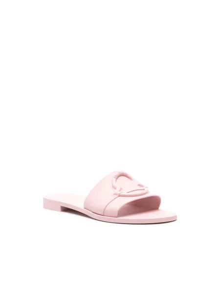Klapki Moncler różowe