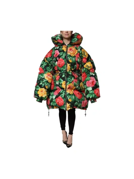 Kurtka puchowa Dolce And Gabbana z kapturem