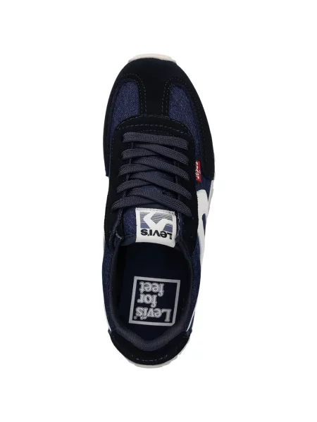 Top Levi's® din piele de căprioară cu model floral cu imagine albastru
