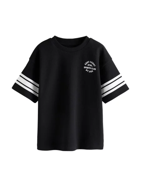 Next Tricou negru alb