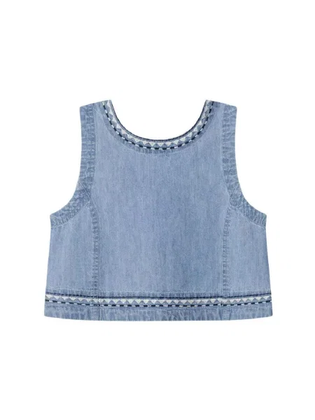 Gyerek denim ruha Pepe Jeans kék