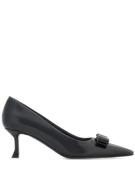 Pantofi cu toc Ferragamo din piele negru