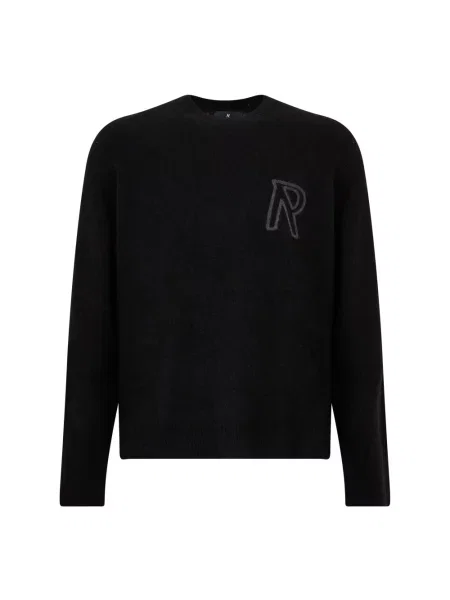 Sweter Represent wełniany czarny