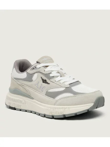 Aeronautica Militare Sneakers | piele întoarsă bej
