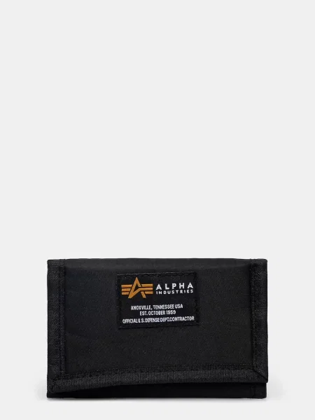 Alpha Industries Portofel Crew Wallet II 03 negru