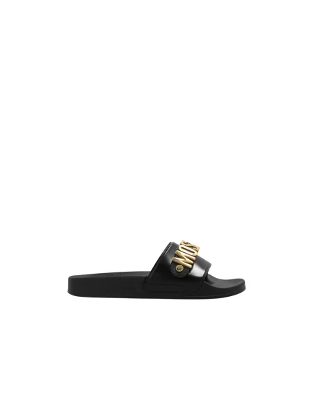Klapki Moschino czarne