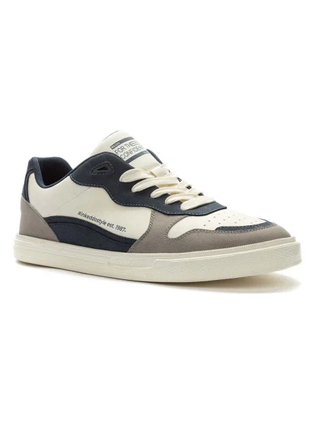 Pantofi Keddo Denim alb