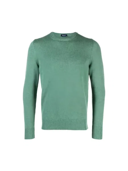 Sweter Drumohr z kaszmiru zielony