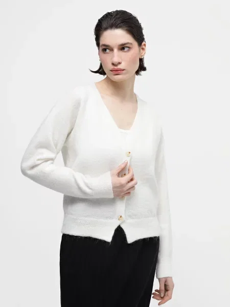 Кардиган Sewel вовна/акрил білий