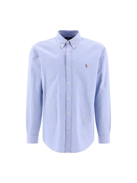 Polo Ralph Lauren Koszula Cupdppcs Błękitny Custom Fit niebieska
