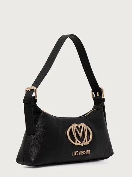 Love Moschino geantă pentru femei cu imitație de piele negru