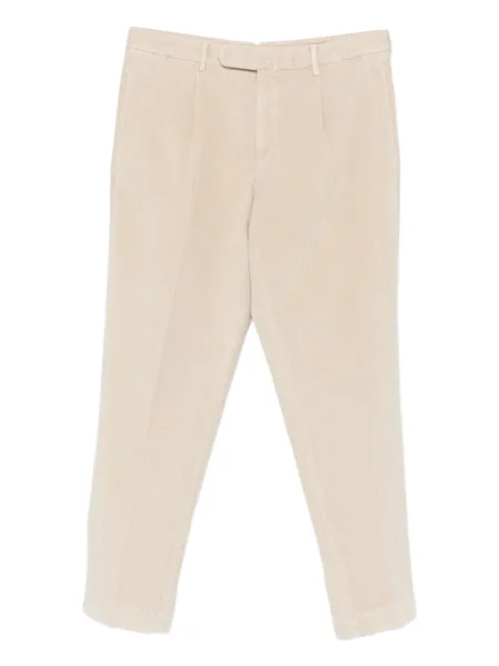 Pantaloni Dell'oglio de catifea cord plisate