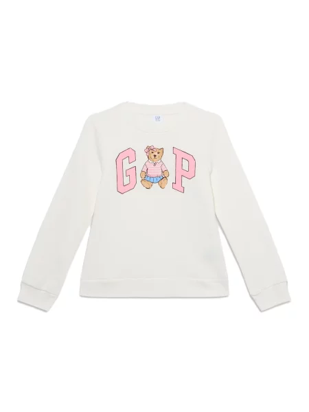 GAP Sweater majica / svijetlobež / pastelno plava / svijetloroza bež