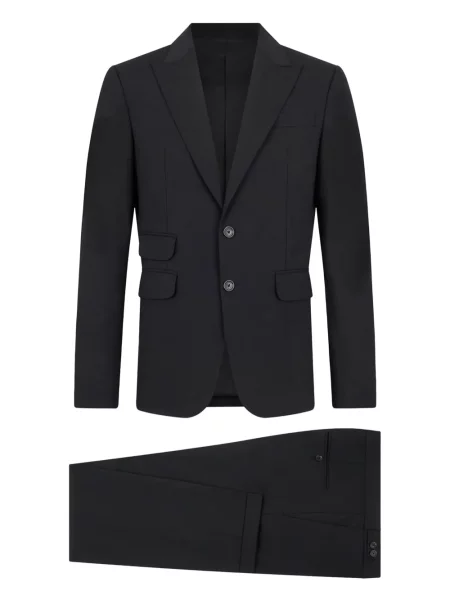 Jednořadé sako Dsquared2 černé