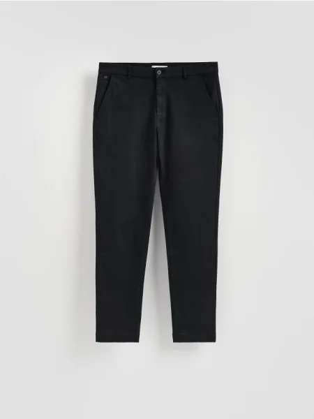 Reserved Pantaloni chino slim fit negru