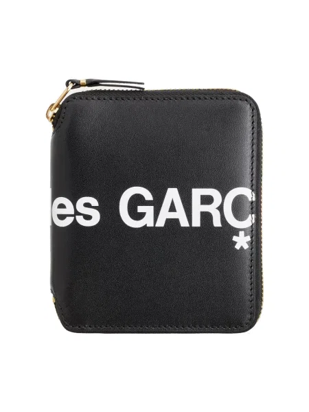 Portfel Comme Des Garcons skórzany czarny