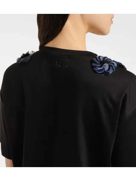Top Max Mara din jerseu negru