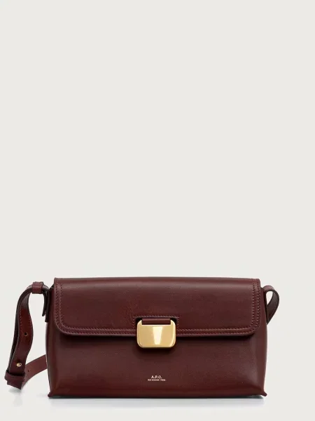 A.P.C. geantă crossbody pentru femei din piele sac simone small