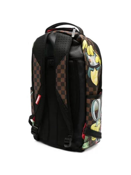Καρό σακίδιο πλάτης Sprayground με σχέδιο καφέ