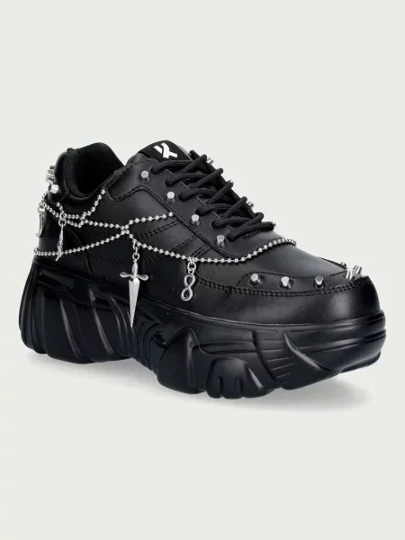 Koi Footwear Jinx Mystic Charm Trainers superge črna