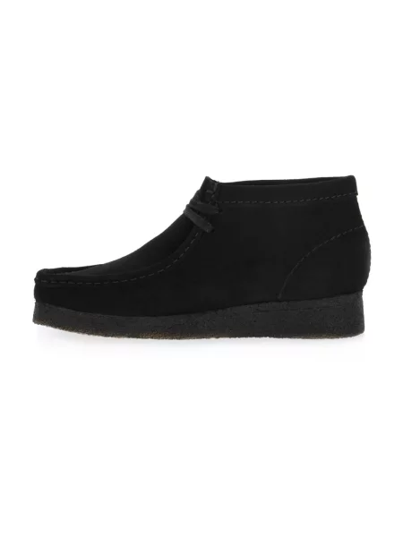 Botki Clarks skórzane czarne