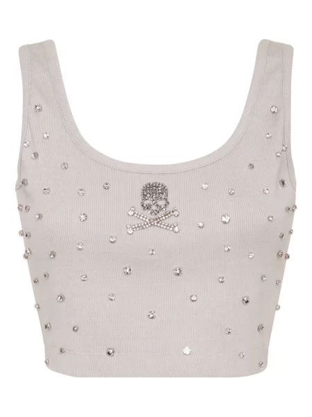 Stras top Philipp Plein gri