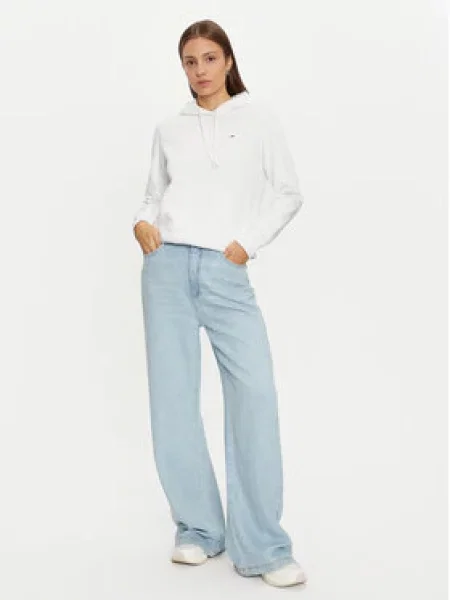 Tommy Jeans Mikina bílá