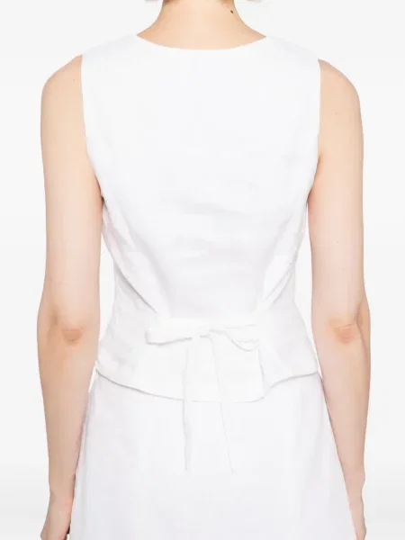 Ленена пола Reformation бяло